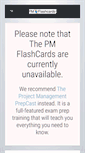 Mobile Screenshot of project-management-flash-cards.com